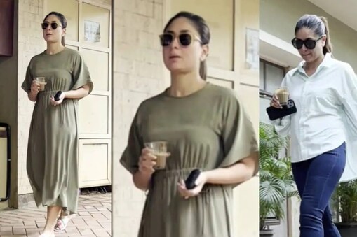  Kareena Kapoor Khan trol: ویڈیو میں دیکھا جا سکتا ہے کہ کرینہ کپور خان ہاتھ میں چائے کا گلاس پکڑے اپنی گاڑی کی طرف جا رہی ہیں اور بارش ہو رہی ہے۔ وہ ہاتھ میں چائے لیے گاڑی میں بیٹھ جاتی ہیں۔
