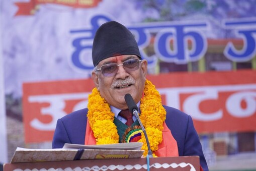 سی پی این موئسٹ سنٹر کے چیئرمین پشپا کمل دہل پرچنڈ (Pushpa Kamal Dahal Prachanda) 
