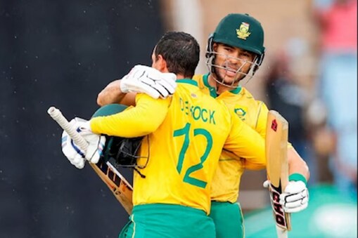 SA vs WI: جنوبی افریقہ نے رقم کی تاریخ، T20I کا سب سے بڑے ہدف کا کیا کامیاب تعاقب، لگے ریکارڈ 35 چھکے  (Cricket south africa twitter)