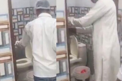 ریسٹورنٹ کے ٹوائلٹ میں اسٹاف نے صاف کیا بریانی کا چاول