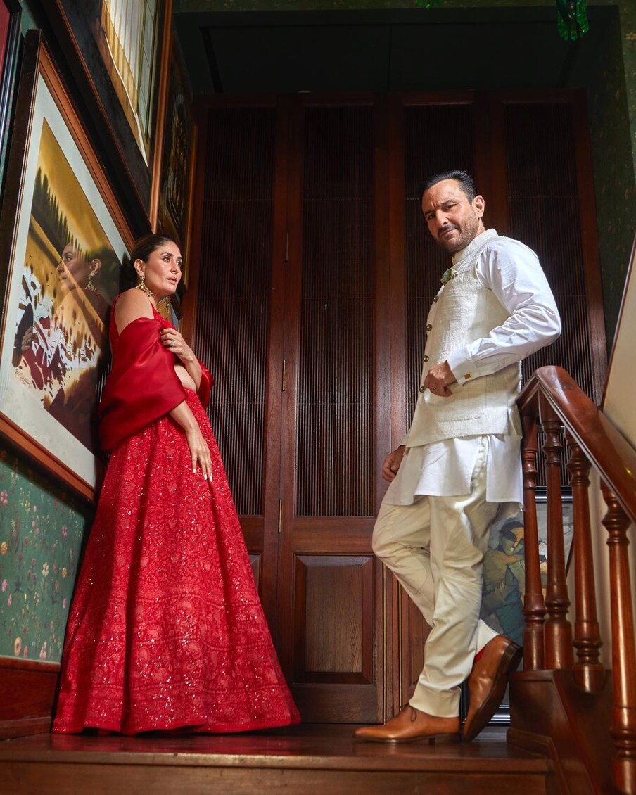  سیف علی خان اور کرینہ کپور ۔ (Photo: @kareenakapoorkhan/Instagram)