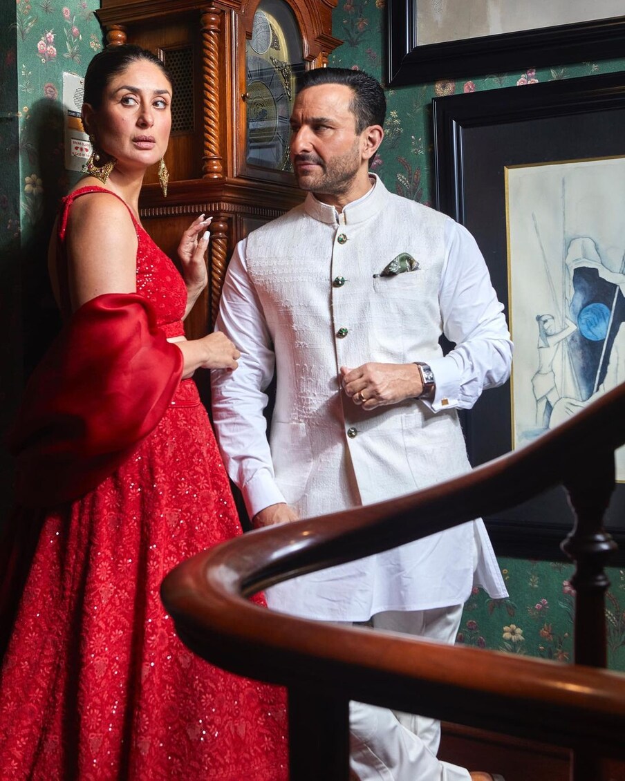  سیف علی خان اور کرینہ کپور ۔ (Photo: @kareenakapoorkhan/Instagram)