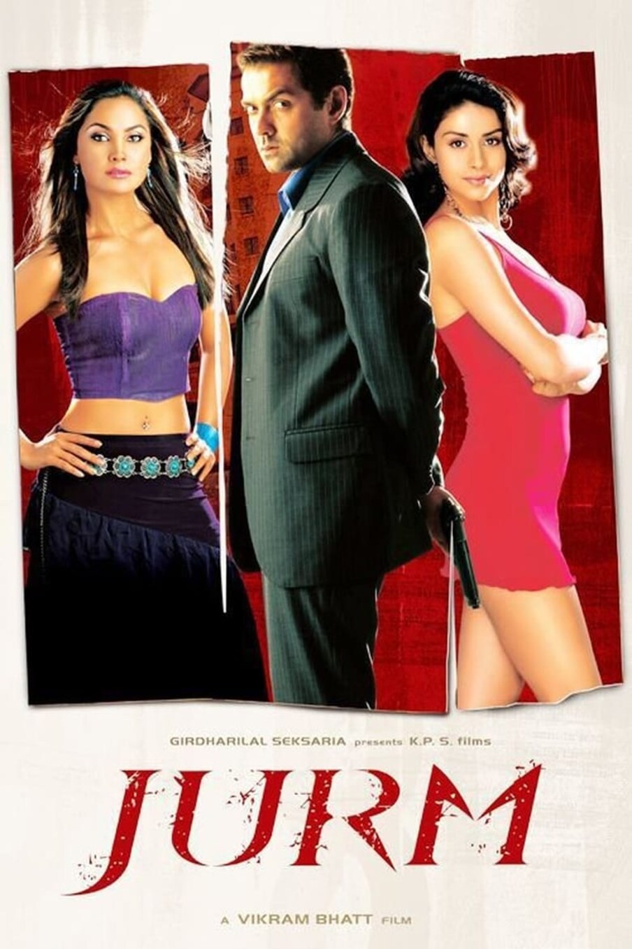  جرم: Jurm یہ لارا کی بوبی دیول کے ساتھ سال 2005 کی تیسری ڈیزاسٹر فلم تھی جس کا باکس آفس پر کوئی اثر نہیں ہوا تھا۔