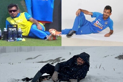 سابق ہندوستانی اسٹار کھلاڑیوں نے یوجندر چہل کے آئیکانک پوز کو کیا کاپی، ویڈیو ہوا وائرل