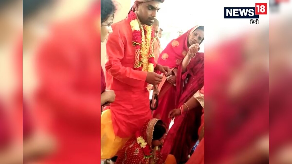 Bihar Sitamarhi Groom Did Marriage With His Girl Friend In Police Custody Snm ہتھکڑی پہن کر 