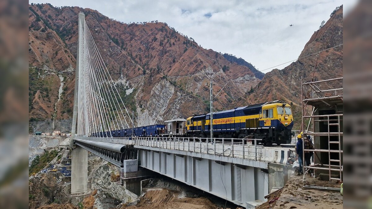 Udhampur srinagar baramulla rail link project complete successful trial ...