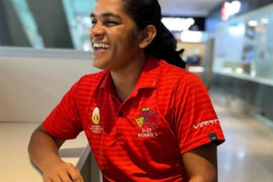 Wpl 2025 auction who is simran shaikh gujarat giants bought her 1 9 ...