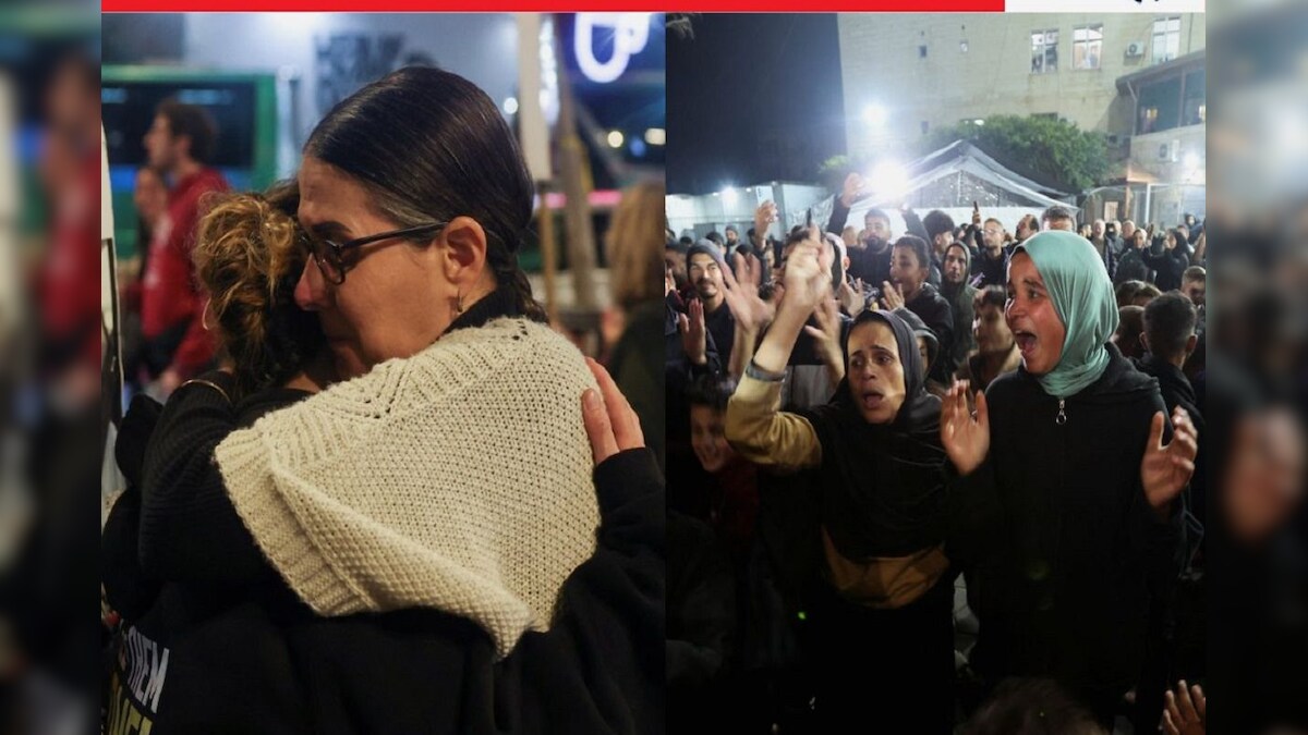 Israel hamas ceasefire celebrations on the streets of gaza smiles tears ...