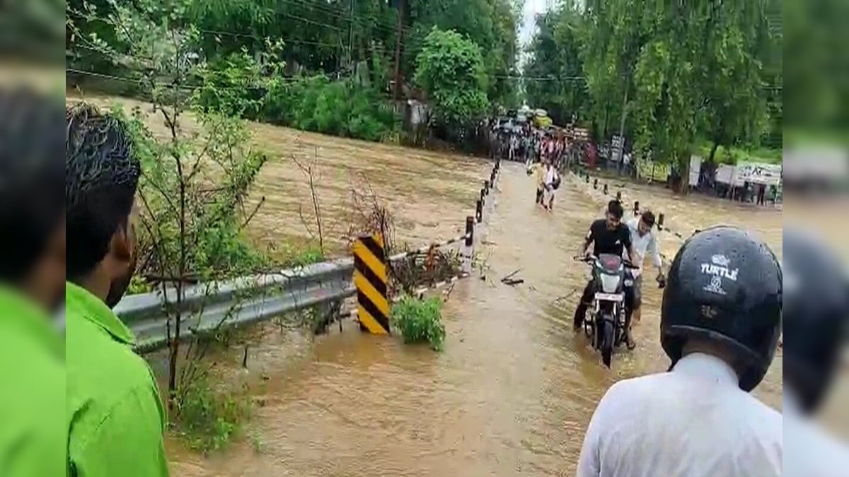 Logging Rivers Clogged Rivers flowing above danger mark water logging issue occuers in many ...