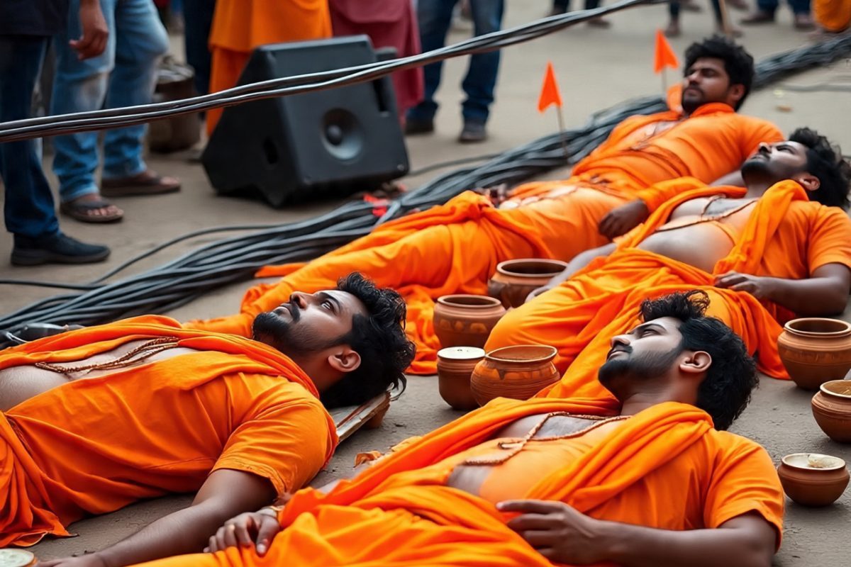 Seven kanawar yatris die as there dj vehicle come into contact with ...