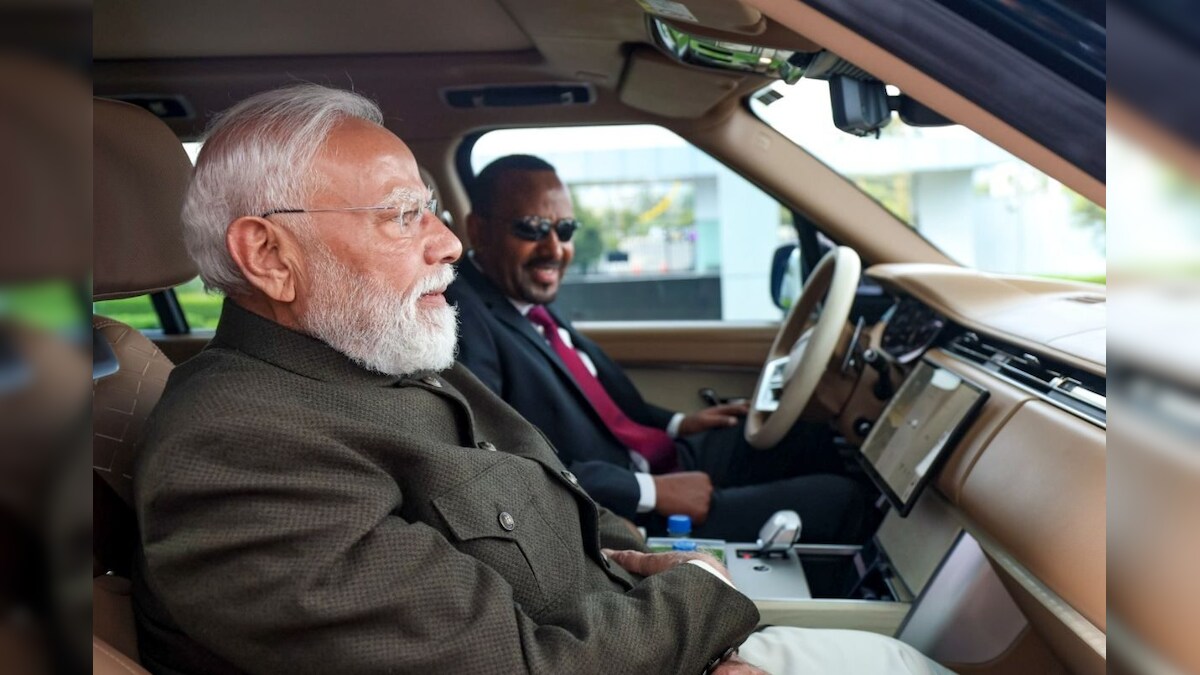 Prime minister modi ethiopia visit in tata group range rover see photos ...