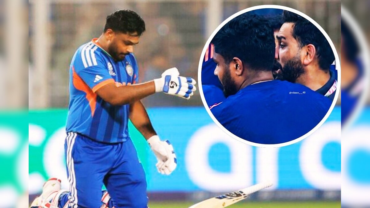 Rohit sharma pep talk to encourage sanju samson dukhi mat ho bhai ...