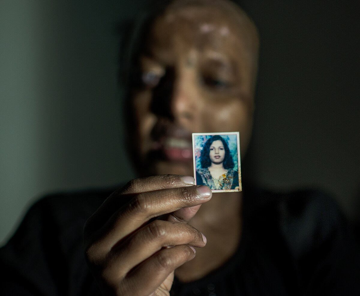 Rani may not look like the 17-year-old in the passport-size photograph anymore, but she isn't a scared 26-year-old either.