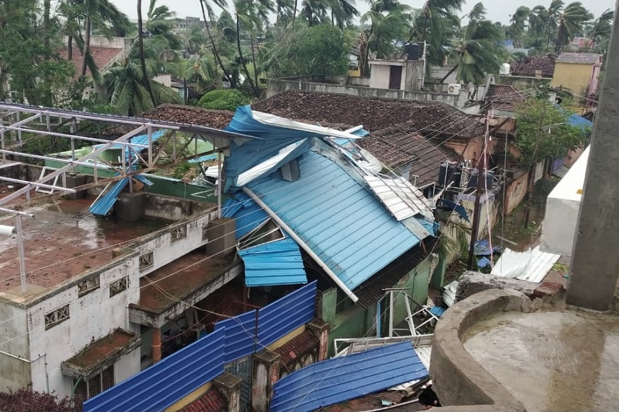 Cyclone Gaja | கஜா புயலால் பாதிக்கப்பட்ட வீடுகள்