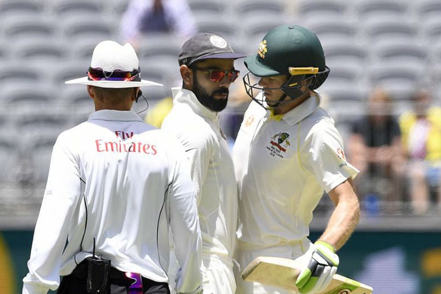 Kohli Tim Paine Clash