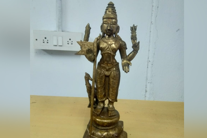 ரூ.1 கோடிக்கு விற்க முயன்ற முருகன் சிலை மீட்பு!