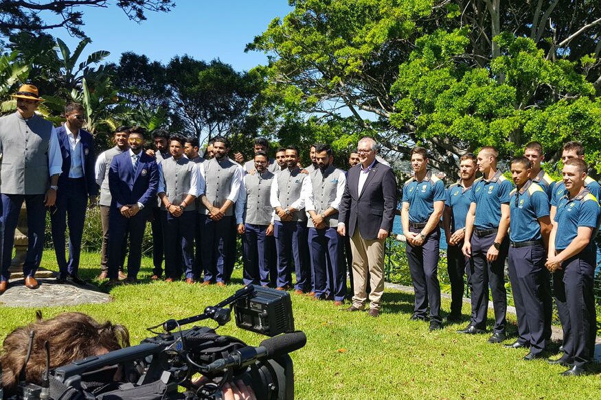 ஆஸ்திரேலிய பிரதமர், Indian Team