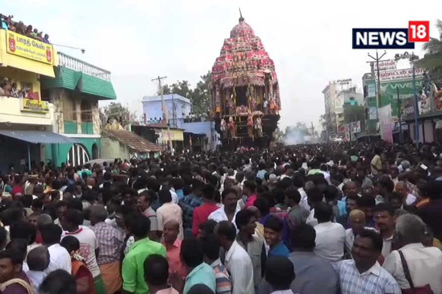 மாசித் திருவிழாவையொட்டி தேரோட்டம்!