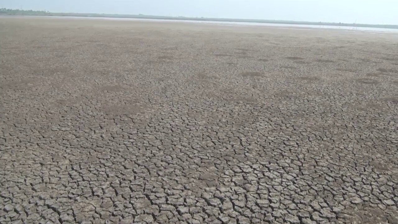 பறவைகள் சரணாலயமாக விளங்கும் ஊசுடு ஏரியில் நிலவும் நீர் பற்றாக்குறையால் இனப்பெருக்கத்திற்காக வரும் வெளிநாட்டுப் பறவைகளின் எண்ணிக்கையும் குறைந்துள்ளது. மேலும், படகு சவாரியும் நிறுத்தப்பட்டுள்ளதால், சுற்றுலாப்பயணிகள் ஏமாற்றமடைந்துள்ளனர். (படம் - இளவமுதன் - புதுச்சேரி) பறவைகள் சரணாலயமாக விளங்கும் ஊசுடு ஏரியில் நிலவும் நீர் பற்றாக்குறையால் இனப்பெருக்கத்திற்காக வரும் வெளிநாட்டுப் பறவைகளின் எண்ணிக்கையும் குறைந்துள்ளது. மேலும், படகு சவாரியும் நிறுத்தப்பட்டுள்ளதால், சுற்றுலாப்பயணிகள் ஏமாற்றமடைந்துள்ளனர். (படம் - இளவமுதன் - புதுச்சேரி)