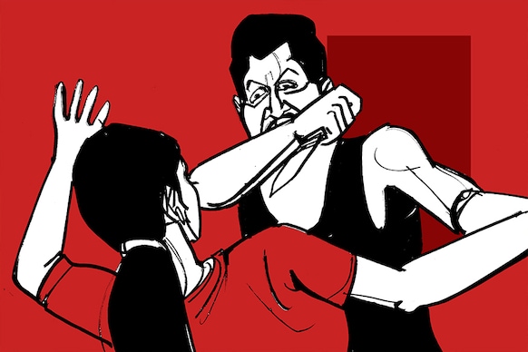 கள்ளத்தொடர்பு வைத்துள்ள மனைவியை கொன்ற கணவன் போலீசில் சரண்...