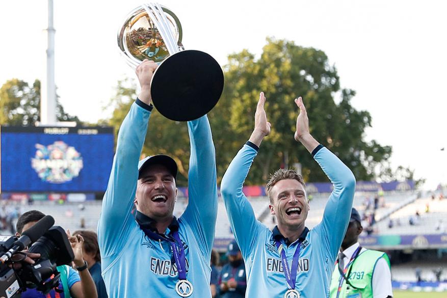  உலகக் கோப்பை 2019: இங்கிலாந்து அணியின் வெற்றி கொண்டாட்டம் (Image: AP)