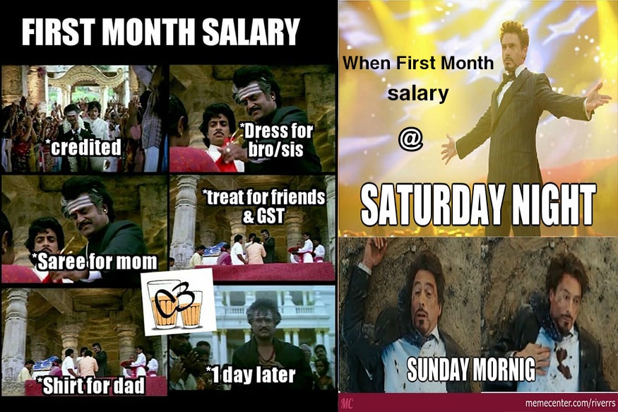 #FirstSalary | முதல் மாத சம்பளம் எப்படி வந்தது..? எப்படி போனது..? சமூக வளைதளங்களில் வைரலாகும் மீம்ஸ் #FirstSalary | முதல் மாத சம்பளம் எப்படி வந்தது..? எப்படி போனது..? சமூக வளைதளங்களில் வைரலாகும் மீம்ஸ்