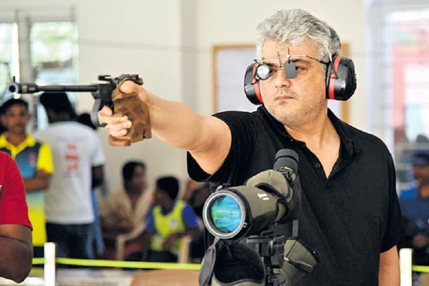 கோவையில் நடைபெற்ற துப்பாக்கி சுடுதல் போட்டியில் கலந்து கொண்டு வெற்றி பெற்ற அஜித், மத்திய பிரதேசத்தில் நடைபெறும் போட்டிக்கும் தகுதி பெற்றுள்ளார். கோவையில் நடைபெற்ற துப்பாக்கி சுடுதல் போட்டியில் கலந்து கொண்டு வெற்றி பெற்ற அஜித், மத்திய பிரதேசத்தில் நடைபெறும் போட்டிக்கும் தகுதி பெற்றுள்ளார்.