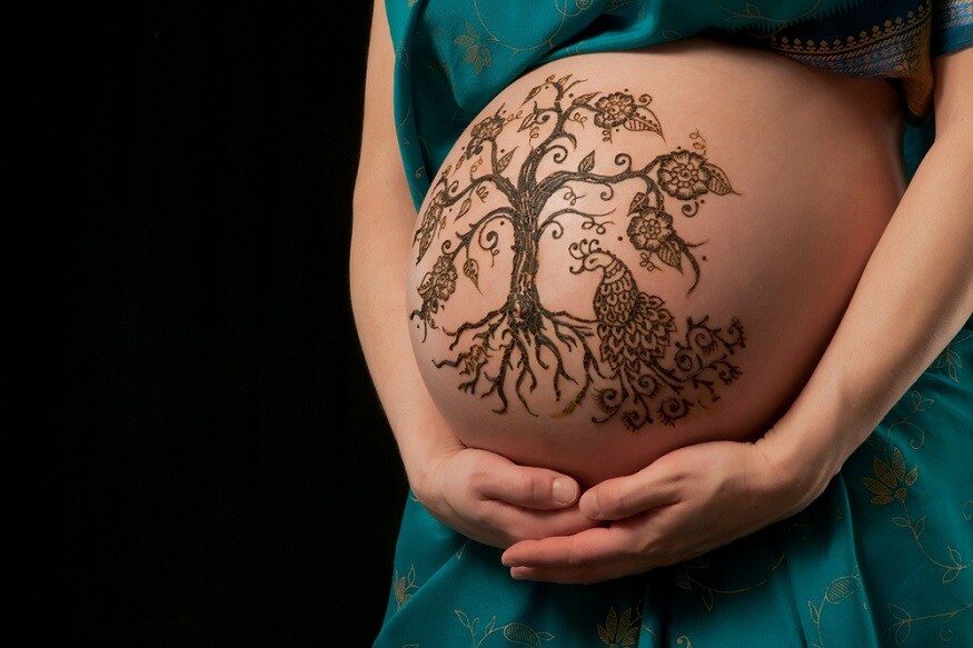 Motherhood Maternity Inked by Dani Temporary Maternity Belly Tattoos |  Pregnancy belly photos, Baby bump pictures, Baby bump photos