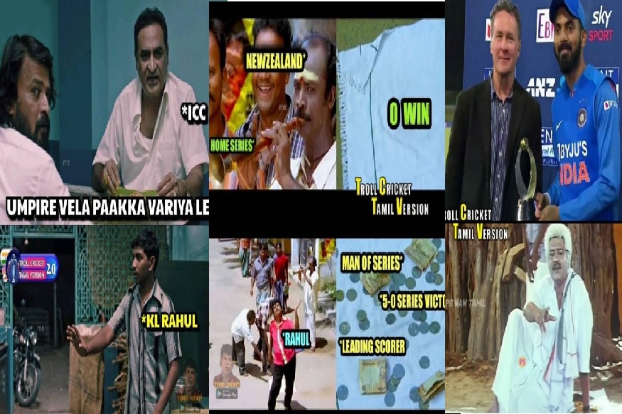நியூஸிலாந்துக்கு எதிரான 5 டி20 போட்டியிலும் இந்தியா வென்ற நிலையில், இந்த தொடரில் கலக்கிய கே.எல் ராகுலைப் பாராட்டி பல மீம்ஸ்கள் குவிந்து வருகின்றன நியூஸிலாந்துக்கு எதிரான 5 டி20 போட்டியிலும் இந்தியா வென்ற நிலையில், இந்த தொடரில் கலக்கிய கே.எல் ராகுலைப் பாராட்டி பல மீம்ஸ்கள் குவிந்து வருகின்றன