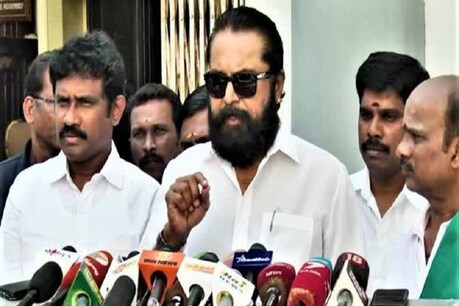 ரஜினிகாந்தைப் பற்றி பேச ரூ.5 லட்சம் அக்கவுண்டில் போடுங்கள் - சரத்குமார் ரஜினிகாந்தைப் பற்றி பேச ரூ.5 லட்சம் அக்கவுண்டில் போடுங்கள் - சரத்குமார்