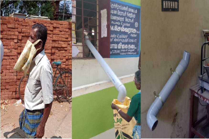 கொரோனா நிவாரணமாக குடும்ப அட்டைதாரர்களுக்கு ஆயிரம் ரூபாய் பணம் மற்றும் இலவச பொருட்கள் இன்று வழங்கப்பட்ட நிலையில், ரேஷன் கடைகளில் நடந்த பல நிகழ்வுகள் ரசிக்க வைத்தன. கொரோனா நிவாரணமாக குடும்ப அட்டைதாரர்களுக்கு ஆயிரம் ரூபாய் பணம் மற்றும் இலவச பொருட்கள் இன்று வழங்கப்பட்ட நிலையில், ரேஷன் கடைகளில் நடந்த பல நிகழ்வுகள் ரசிக்க வைத்தன.