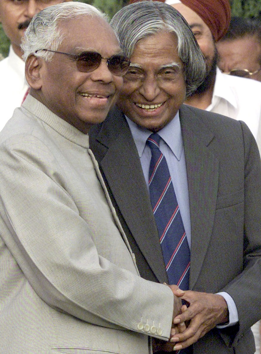  முன்னாள் குடியரசுத் தலைவர் கே.ஆர்.நாரயணன் - அப்துல் கலாம்