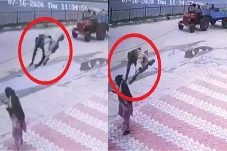 பறந்து வந்து விழுந்த ஆட்டோ டிரைவர் - 52 தையலுடன் உயிர் தப்பிய பெண்மணி (வீடியோ) பறந்து வந்து விழுந்த ஆட்டோ டிரைவர் - 52 தையலுடன் உயிர் தப்பிய பெண்மணி (வீடியோ)