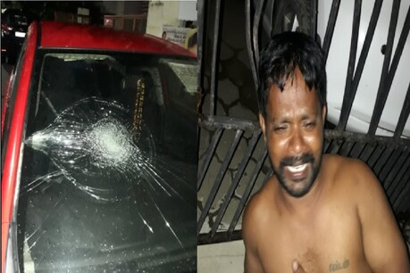 விஜயகாந்தை பார்க்க அனுமதிக்காததால் போதையில் காரை உடைத்த தீவிர ரசிகர் விஜயகாந்தை பார்க்க அனுமதிக்காததால் போதையில் காரை உடைத்த தீவிர ரசிகர்