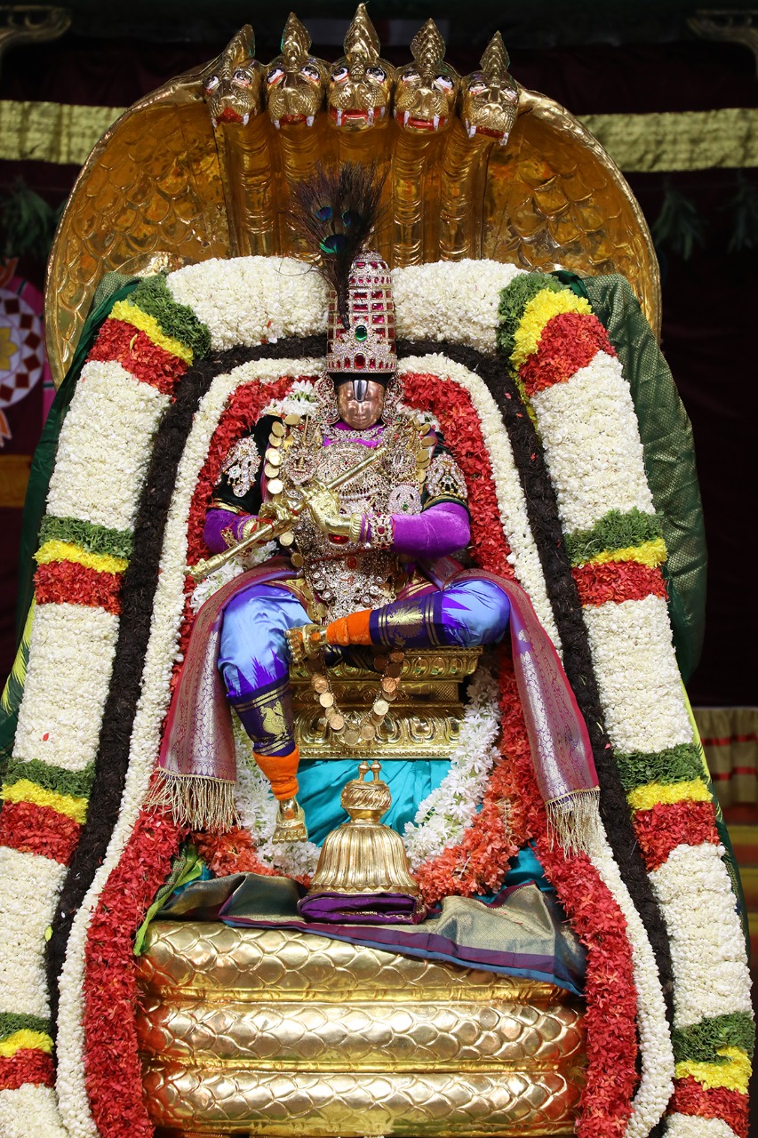  கொரோனா பெரும் தொற்று பரவல் காரணமாக சாமி ஊர்வலங்கள் நடத்த அனுமதி இல்லாததால் ஏழுமலையானின் பிரமோற்சவம் சேவைகள் கோயிலுக்கு உள்ளேயே நடைபெற்றன.