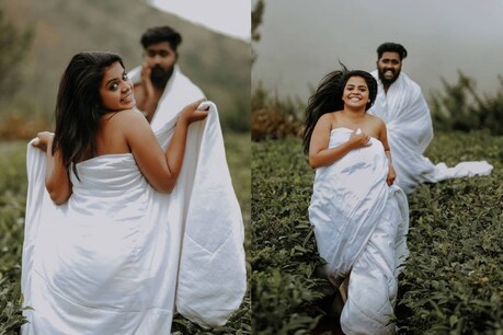 எதற்கும் ஒரு லிமிட் இருக்கு... புதுமண தம்பதியின் போட்டோ ஷூட்டை வறுத்தெடுக்கும் நெட்டிசன்கள் எதற்கும் ஒரு லிமிட் இருக்கு... புதுமண தம்பதியின் போட்டோ ஷூட்டை வறுத்தெடுக்கும் நெட்டிசன்கள்