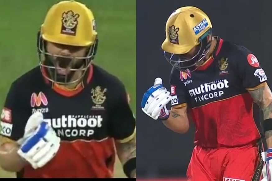 KKR vs RCB ஆட்டத்தில் முதல் பவுண்டரி அடித்த விராட் கோலியின் ரியாக்ஷன்