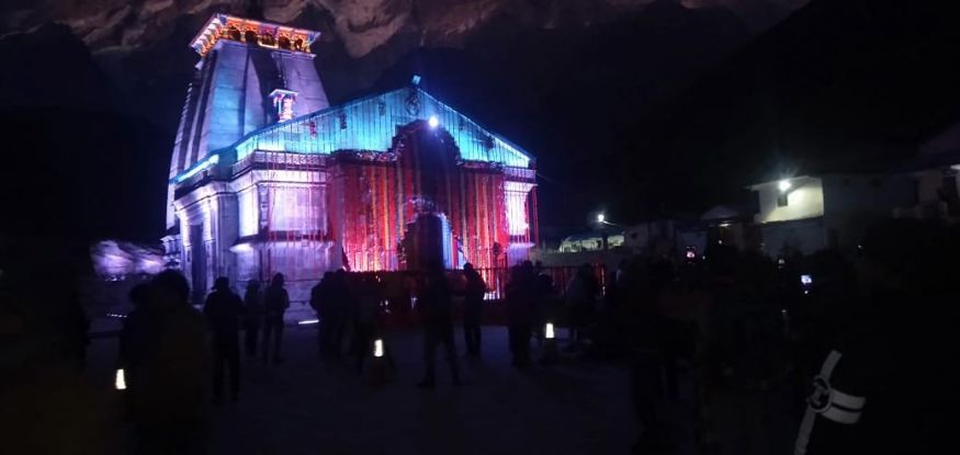  உத்தர்காண்டில் உள்ள கேதர்நாத் ஆலயம் (படம்: ஏஎன்ஐ)
