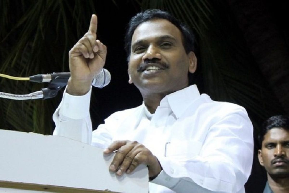 ஆ.ராசா மீது தேர்தல் ஆணையத்தில் அதிமுக புகார்