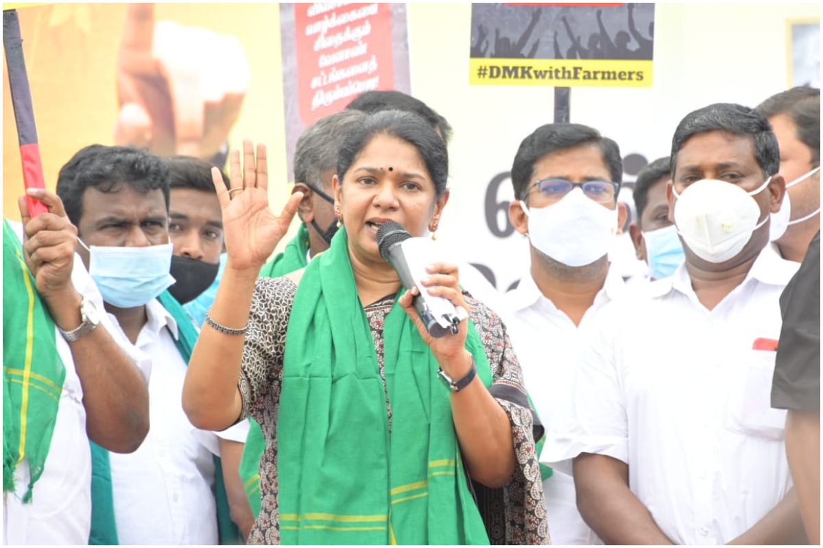 திமுக ஓட்டு பிரியும் என்பது பொய்பிரச்சாரம்.. - கனிமொழி எம்.பி