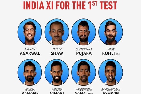 IndvsAus | ஆஸ்திரேலியாவுக்கு எதிரான முதல் டெஸ்ட்டில் விளையாடும் 11 வீரர்களை அறிவித்த பி.சி.சி.ஐ IndvsAus | ஆஸ்திரேலியாவுக்கு எதிரான முதல் டெஸ்ட்டில் விளையாடும் 11 வீரர்களை அறிவித்த பி.சி.சி.ஐ