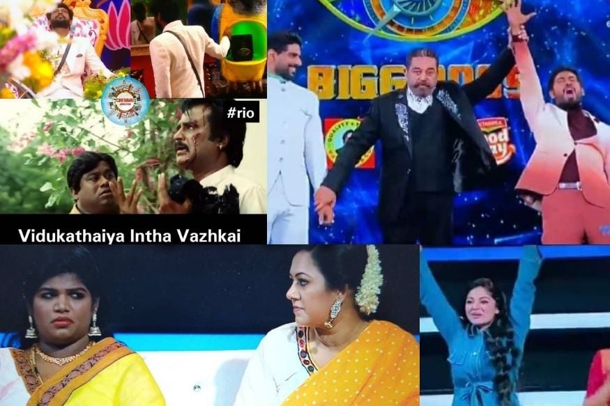 விஜய் டிவியில் ஒளிபரப்பான பிக்பாஸ் நிகழ்ச்சியின் 4-வது சீசன் குறித்த மீம்ஸ்கள் இணையத்தில் வைரலாகி வருகின்றது. இதன் இறுதி போட்டியில் ஆரி முதல் இடத்தையும், பாலாஜி இரண்டாம் இடத்தையும் தட்டிச் சென்றார். இது தொடர்பான மீம்ஸ்கள் இணையத்தில் வைரலாகி வருகின்றது. விஜய் டிவியில் ஒளிபரப்பான பிக்பாஸ் நிகழ்ச்சியின் 4-வது சீசன் குறித்த மீம்ஸ்கள் இணையத்தில் வைரலாகி வருகின்றது. இதன் இறுதி போட்டியில் ஆரி முதல் இடத்தையும், பாலாஜி இரண்டாம் இடத்தையும் தட்டிச் சென்றார். இது தொடர்பான மீம்ஸ்கள் இணையத்தில் வைரலாகி வருகின்றது.
