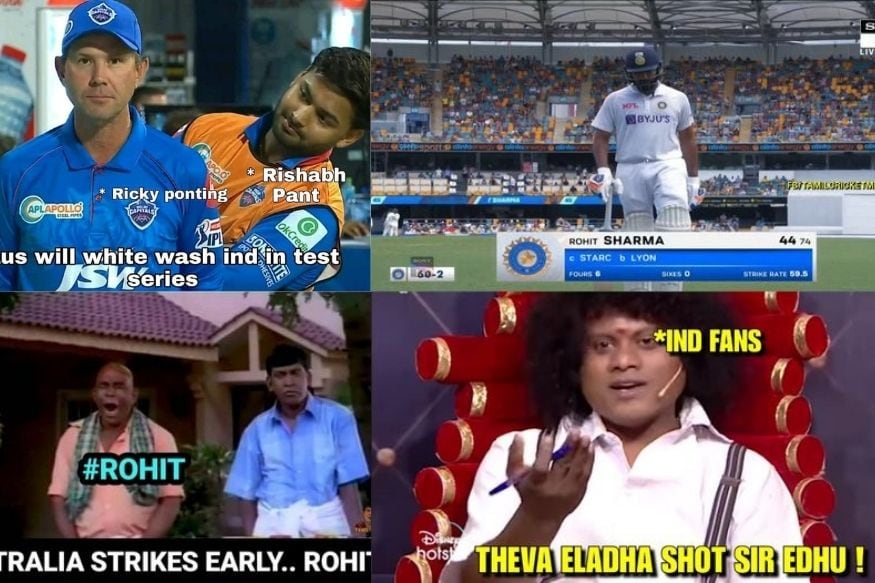  பிரிஸ்பன் டெஸ்ட் போட்டியில் 7 விக்கெட்டுகள் இழப்புக்கு 329 ரன்கள் எடுத்து இந்திய அணி வரலாற்று வெற்றி பெற்றது. இத்தனிடையே இணையத்தில் இது தொடர்பான மீம்ஸ்கள் வைரலாகி வருகின்றது.