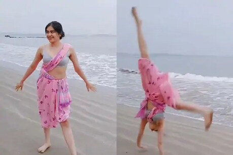 கடற்கைரையில் பல்டி அடித்து அசத்தும் அதா சர்மா... வீடியோ கடற்கைரையில் பல்டி அடித்து அசத்தும் அதா சர்மா... வீடியோ