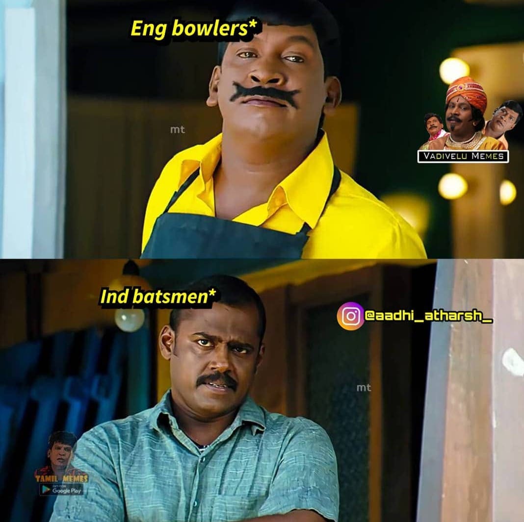  இணையத்தில் வைரலாகும் சென்னை டெஸ்ட் போட்டி மீம்ஸ்