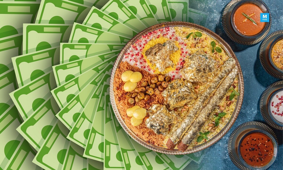 ராயல் கோல்ட் பிரியாணி: (Royal Gold Biryani) : துபாய் சர்வதேச நிதி மையத்தில் (DIFC) உள்ள பம்பாய் போரோ (Bombay Borough) எனப்படும் ஒரு சொகுசு டைன்னிங் ஹோட்டலில் தான் இந்த பிரியாணி கிடைக்கிறது. இந்த இடம், பிரிட்டிஷ் காலத்தில் ஈர்க்கப்பட்ட பங்களா உட்புறங்களைக் கொண்டுள்ளது. மேலும் இங்கு விற்கப்படும் ராயல் கோல்ட் பிரியாணியின் விலை சுமார் 1000 யுஏஇ திராம்கள் ஆகும். அதாவது இந்தியா மதிப்பில் ஒரு பிளேட் பிரியாணியின் விலை ரூ.19,705 ஆகும். ராயல் கோல்ட் பிரியாணி: (Royal Gold Biryani) : துபாய் சர்வதேச நிதி மையத்தில் (DIFC) உள்ள பம்பாய் போரோ (Bombay Borough) எனப்படும் ஒரு சொகுசு டைன்னிங் ஹோட்டலில் தான் இந்த பிரியாணி கிடைக்கிறது. இந்த இடம், பிரிட்டிஷ் காலத்தில் ஈர்க்கப்பட்ட பங்களா உட்புறங்களைக் கொண்டுள்ளது. மேலும் இங்கு விற்கப்படும் ராயல் கோல்ட் பிரியாணியின் விலை சுமார் 1000 யுஏஇ திராம்கள் ஆகும். அதாவது இந்தியா மதிப்பில் ஒரு பிளேட் பிரியாணியின் விலை ரூ.19,705 ஆகும்.