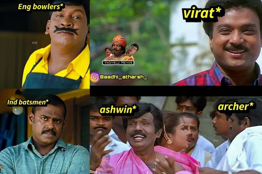  சென்னை டெஸ்ட் போட்டியில் இந்திய அணி  6 விக்கெட்டுகளை இழந்து 144 ரன்களை எடுத்து தோல்வியைத் தவிர்க்க கடுமையாகப் போராடி வருகிறது. இது தொடர்பான மீம்ஸ்கள் இணையத்தில் வைரலாகி வருகின்றது.