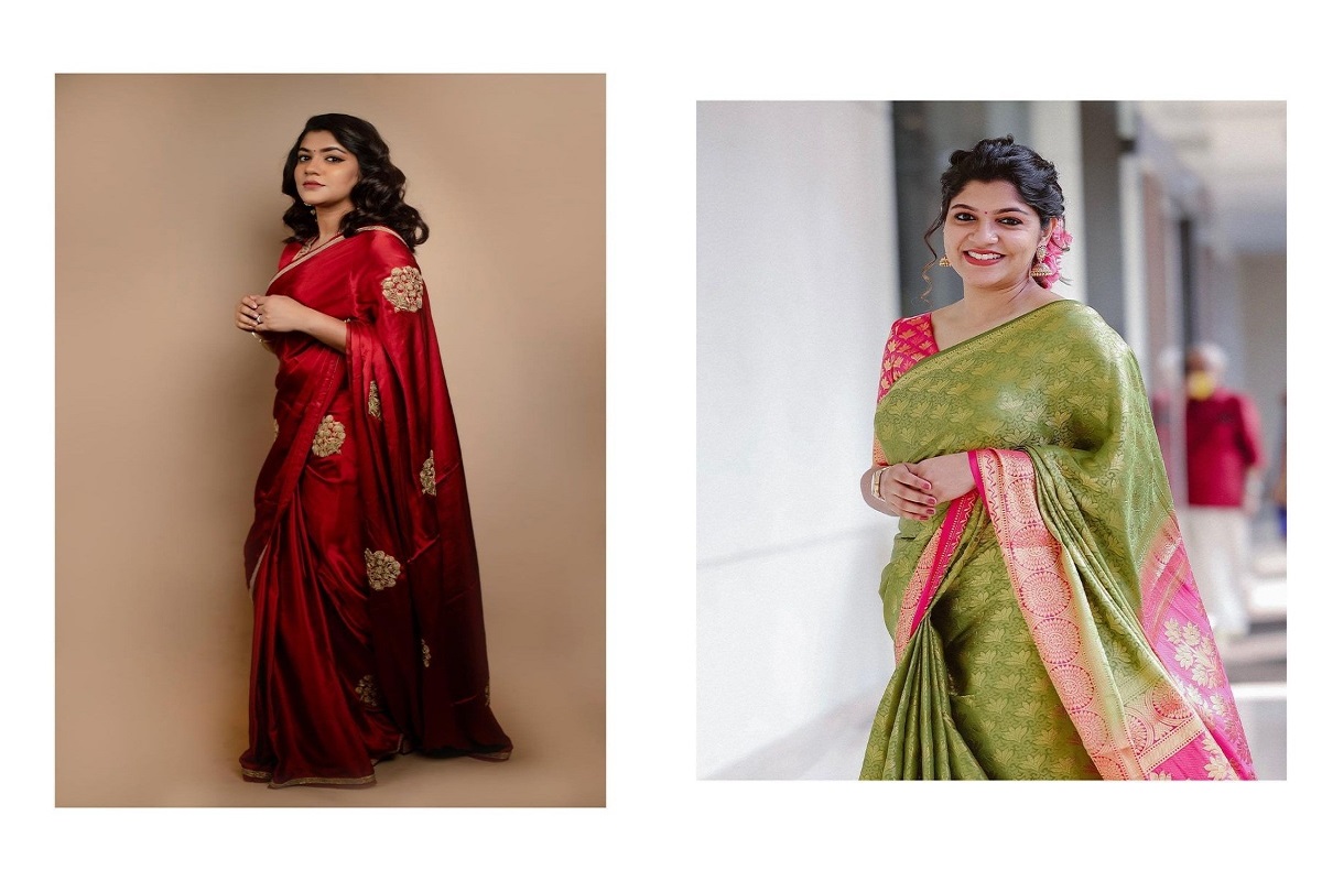 திருமண நிகழ்ச்சிக்கு உதவும் சூரரைப் போற்று அபர்ணா சாரீ ஸ்டைல்