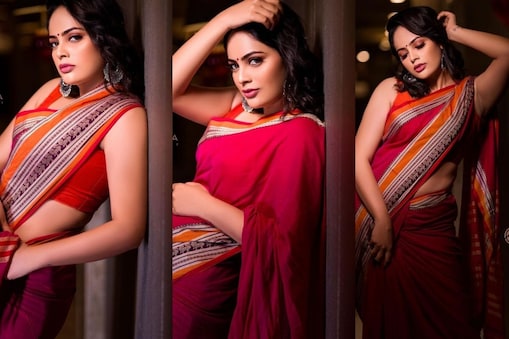 Nandita Swetha: சிவப்பு நிற சேலையில் நடிகை நந்திதா ஸ்வேதா- போட்டோஸ் Nandita Swetha: சிவப்பு நிற சேலையில் நடிகை நந்திதா ஸ்வேதா- போட்டோஸ்
