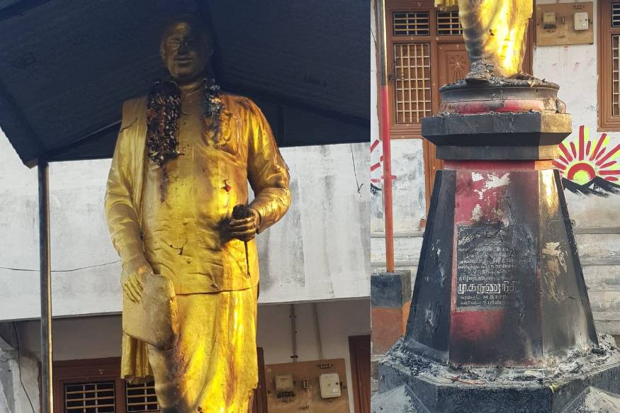 கள்ளக்குறிச்சியை அடுத்துள்ள மாதவச்சேரி கிராமத்தில் அண்ணா சிலை தேர்தல் விதி முறைகளை கடைபிடிக்கும் வகையில் துணியால் சுற்றி மூடப்பட்டிருந்தது. கள்ளக்குறிச்சியை அடுத்துள்ள மாதவச்சேரி கிராமத்தில் அண்ணா சிலை தேர்தல் விதி முறைகளை கடைபிடிக்கும் வகையில் துணியால் சுற்றி மூடப்பட்டிருந்தது.